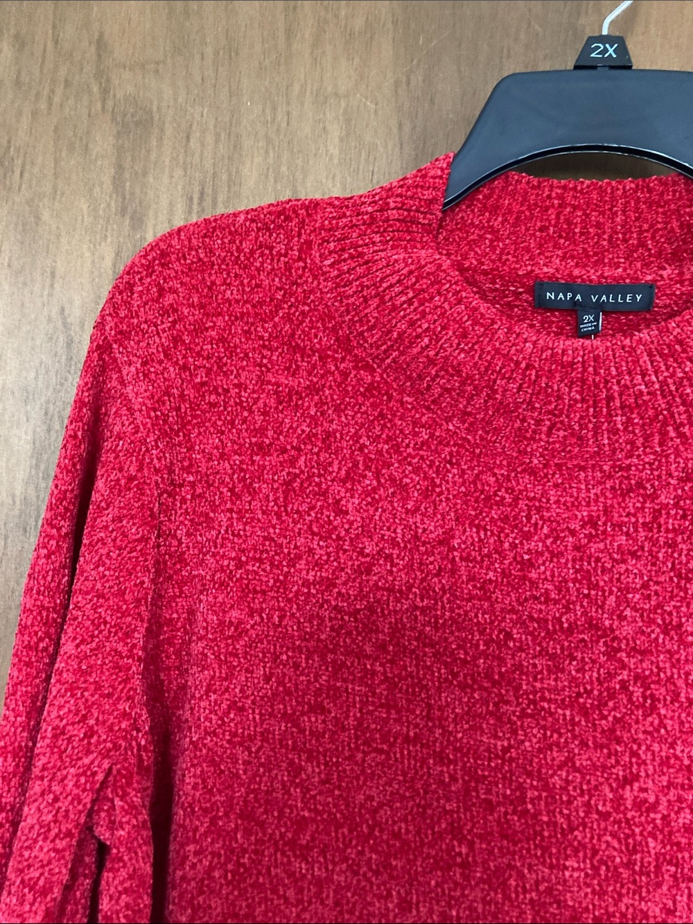 Napa valley Tuscan red sweater size 2X - Picture 11 of 17